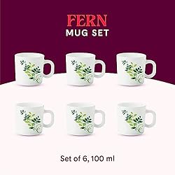 Larah by Borosil Fern Opalware Cup
