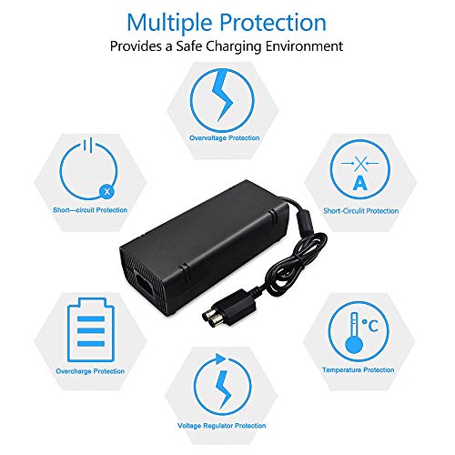 image for Xbox 360 Slim AC Adapter Power Supply Brick for Puning Power Supply 13