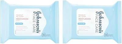 Johnson’s Make-Up Be Gone 5-in-1 Cleansing Wipes 25, Micellar Tech
