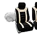 FH Group Sports Seat Covers Full Set with Gift – Universal Fit for Cars Trucks & SUVs (Beige) FB070115