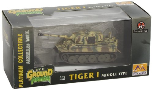Easy Model Tiger I Middle Type S.PZ.ABT.508 Italy 1944 Military Vehicle Kit