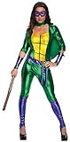 Secret Wishes Women's Teenage Mutant Ninja Turtles Donatello Costume Jumpsuit, Multi, X-Small