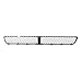 CARPARTSDEPOT 06-09 PT Cruiser Front Bumper Grille Grill Black CH1036109 Lower Insert s 5152033AA