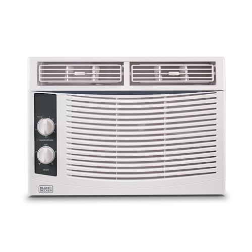 5000 BTU Window Air Conditioner Unit AC BLACK+DECKER Cools Up to 150 Square Feet