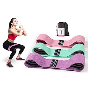 CosyInSofa-Resistance-Bands-Set-3-Levels-Fabric-Exercise-Loops-for-Legs-Hip-Body-Shaping-Bands-for-Women-and-Men-Fitness-Loop-Band-for-Workout-Yoga-Pilate-Butt-Training-3-Color-Sets CosyInSofa Resistance Bands Set, 3 Levels Fabric Exercise Loops for Legs & Hip, Body Shaping Bands for Women and Men…