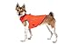 Gooby - Sports Vest, Fleece Lined Small Dog Cold Weather Jacket Coat Sweater with Reflective Lining, Orange, Large