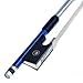 1pc High Quality Blue Carbon Fiber Violin Bow Stunning Bow 4/4 Violin Bow