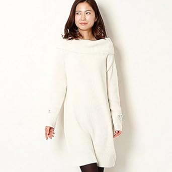 Amazon レッセパッセ Laisse Passe オフショルアンゴラニット