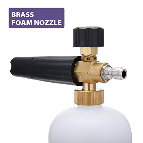 MATCC Foam Cannon I Snow Foam Lance Pressure Washer Jet Wash with 1/4'' Quick Connector Foam Blaster - //coolthings.us