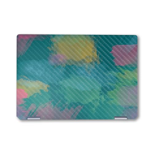 Carbon Fiber Laptop Skin Compatible with HP Spectre x360 14" (2024) - Watercolo…