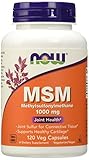 NOW Foods MSM 1000mg, 120 Vcaps