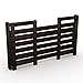 Stony Edge 2 Tier Stackable Wooden Shoe Rack for Closet, Compact Shoe Organizer for Entryway and Hallway, Small & Foldable, No assembly Shoe Shelves