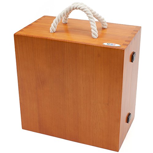 GSE Games & Sports Premium Quality Outdoor Solid Wood Washer Toss Game Set For Backyard, Lawn and Beach