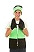 Polar Wear Boys Knit Hat, Scarf and Gloves Set - Black/ Lime
