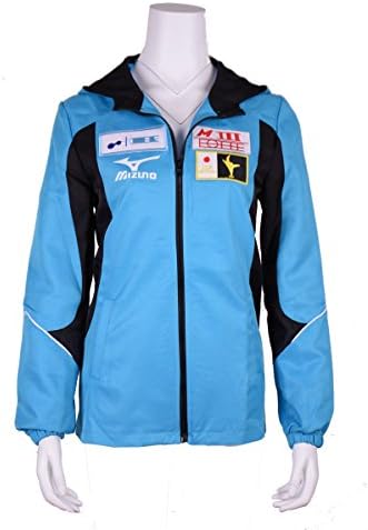 RedCoser Unisex High School Sportswear Jacket Light Blue Athletic Hoodie