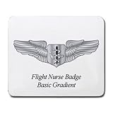Flight Nurse Badge Basic Gradient Mouse Pad