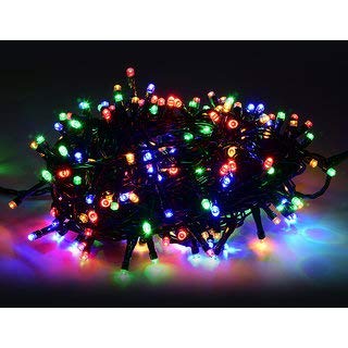 Anitech 50m 200 led Bulb Decoration Led Lights for Diwali, Christmas, Eid Festival Decor Multi Color