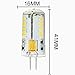 MUMENG 10 Pack 5W AC/DC 12v 350LM Bright G4 LED Lights Bulb Lamps 57 LED SMD3014 Warm White G4 Base LED Bulbs Non-dimmable 20W Incandescent Bulb Equivalent