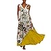 Franterd Women Dress Traditional African Dashiki Bodycon Deep O-Neck Party Dresses