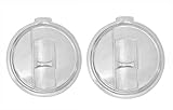 2 Replacement Lids for 30oz Stainless Steel Tumbler Travel Cup - Fits Yeti Rambler RTIC and others