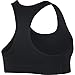 Nike Women's Victory Padded Sports Bra, Dri-FIT Sports Bra for Women with Racerback Design, Black/White, Large