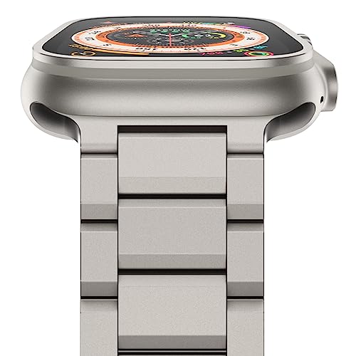 NewWays Compatible with Apple Watch Strap Series 8 7 41mm 45mm Series 6 SE(2022/2020) 5 4 40mm 44mm Series 3 2 1 38mm 42mm iWatch Metal Link Straps Stainless Steel Replacement Bands