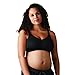 Bravado Designs Women's Body Silk Seamless Nursing Bra and Maternity Bra,Black,Large