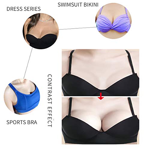 Bra Pads Inserts 4 Pair, Women's Breathable Comfortable Sport Bathing Suit Bra Pads by Alrigon - Thumbnail 5