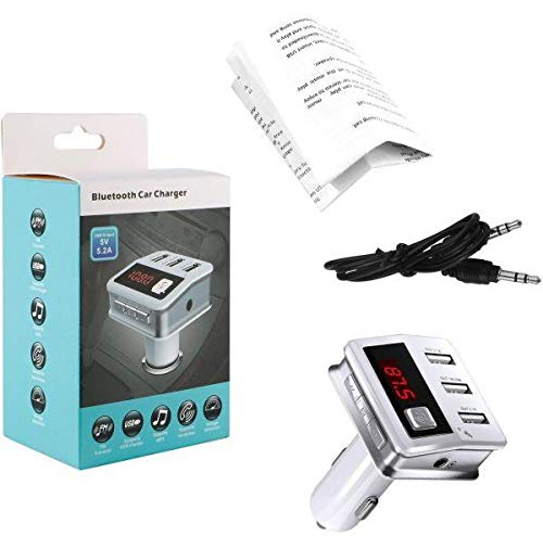 Fm Transmitter Bluetooth Receiver And Car Radio Adapter Kit With