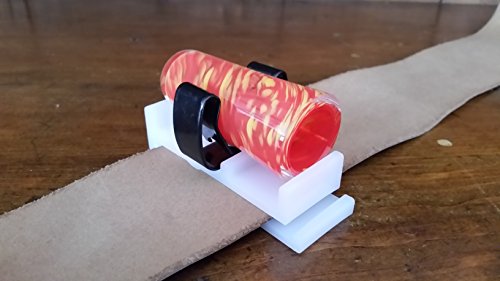 Stiff-Finger Guitar Slide Holder - Strap White Large