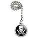 GRAPHICS & MORE Pirate Skull Crossed Swords Tattoo Design Ceiling Fan and Light Pull Chain