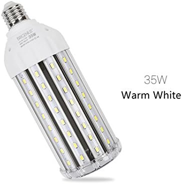 35W Warm White LED Corn Light Bulb for Indoor Outdoor Large Area - E27 Socket 3500Lm 3000k,for Home Street Lamp Post Lighting Garage Factory Warehouse High Bay Barn Porch Backyard Garden Super Bright