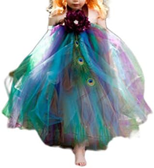 Love Millie Girls' Peacock Layered Tutu Empire Pageant Dress style2 XS