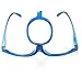 Blue Magnifying Glasses Makeup Reading Glass Folding Eyeglasses Cosmetic Degrees range: +3.0 by STCorps7