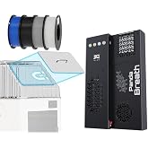 BIQU PopCap Top Cover + 4KG PLA GO Filaments + Panda Breath Compatible with Snapmaker U1, Engineered for Extreme Heat and Materials Like ABS/PC/Nylon (PA)