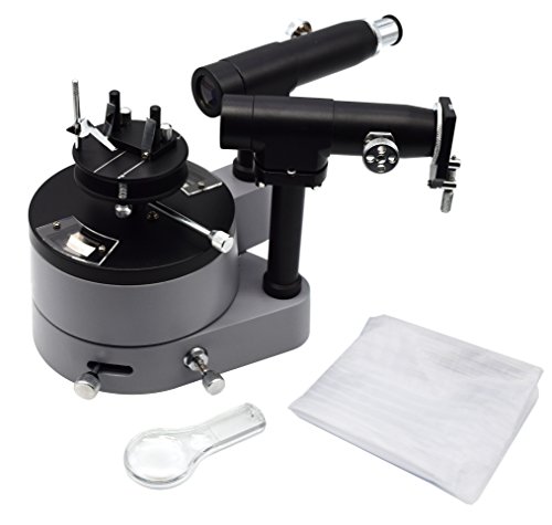 Advanced Spectrometer, Turntable - for Optical Studies and Light Physics - Includes Prism Holder, Grating Holder…