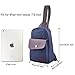 Qcute Canvas Sling Bag, Outdoor Sports Casual Chest Bags Satchel Shoulder Backpack for Men Women (Sapphire)