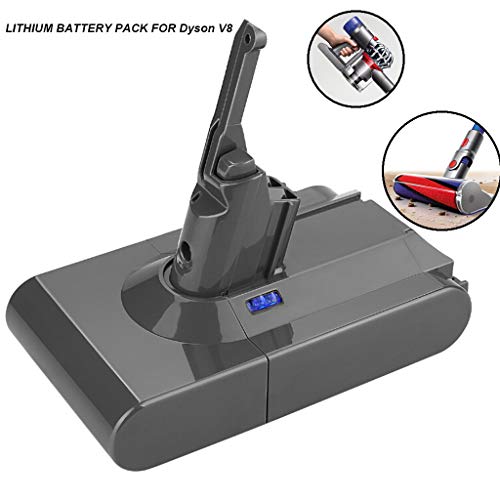 Binmer (TM) Power Lithium 21.6V Battery Pack for Dyson V8 Battery Absolute V8 Animal Vacuum Cleaner Hand Vacuum Cleaner Accessories - Thumbnail 4