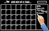 Drhob Home & Office Decor Chalk Board Blackboard Monthly Calendar Vinyl Wall Sticker (Size: 60*45cm)