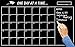 Drhob Home & Office Decor Chalk Board Blackboard Monthly Calendar Vinyl Wall Sticker (Size: 60*45cm)