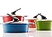 Happycall Hard Anodized Ceramic Nonstick Pot 10-piece Set, Oven Safe, Dishwasher Safe, Silicone Pot Holders, Cookware Set, Assorted Colors