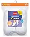 Hanes Women's Athletic No-Show, 6-Pack, White, Sock Size: 9-11, Shoe Size: 5-9