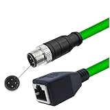 GXMRHWY M12 4-pin D Code Male to RJ45 Female High