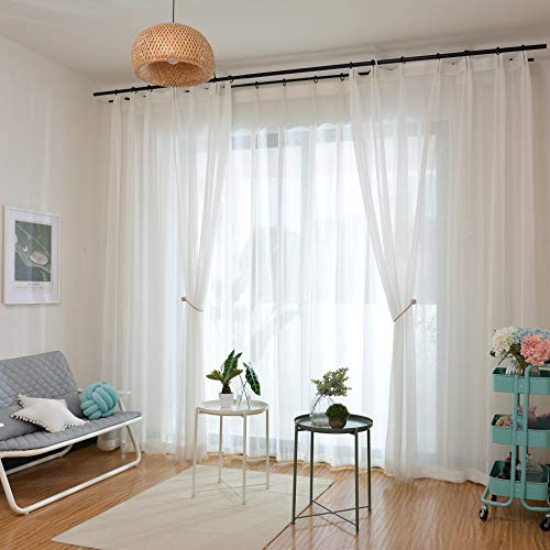 image for PONOSIR Curtain Tiebacks Magnetic Curtain Holdbacks for Draperies,Shee