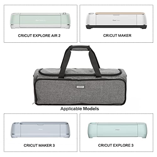 HOMEST Carrying Case for Cricut Explore Air 2, Cricut Maker, Large