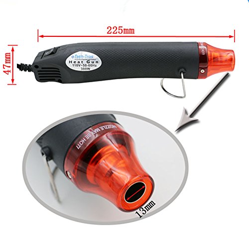 Mini Hot Air Gun for DIY Embossing Pottery Shrink Wrapping Drying Paint 300W