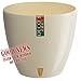 Santino, Self Watering Planter Deco 8.8 Inch, Cream, Indoor Decorative Flower Pot with Drainage Cartridge and Water Level Indicator