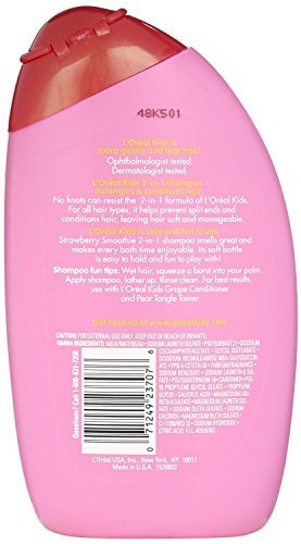 L'Oreal Kids Strawberry Smoothie 2-in-1 Shampoo for Extra Softness, 9 fl. Oz. (Pack of 3) - //medicalbooks.filipinodoctors.org