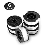 Eventronic Line String Trimmer Replacement Spool, 30ft 0.065" Autofeed Replacement Spools Compatible with Black+Decker String Trimmers (6-Line Spools)
