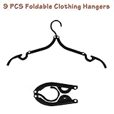 Livin' Legend Travel Hangers-Folding Clothing Hangers-Portable for Business Trip, Outdoor Adventure, Camping,Vacations